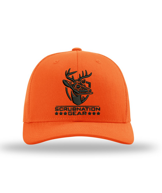 ScrubNation Gear Blaze Orange Hat